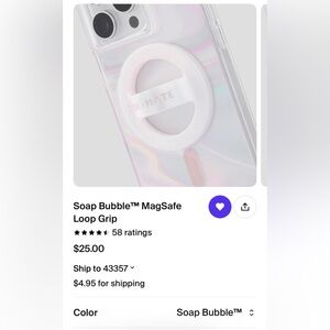 NIB Case•Mate magnetic loop grip